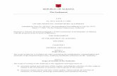 REPUBLIC OF ALBANIA The Parliament LAW 9572_ENG.pdf · appointed by the Parliament with the proposal of the Minister of Finance, after a selection procedure has been carried out.