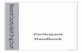 Participant Handbook - District Courtdistrictcourt.macombgov.org/sites/default/files... · Participant Handbook October ‘15. 2 Introduction to Drug ourt 3 ... Courtroom Etiquette