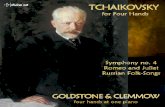 TCHAIKOVSKY · Tchaikovsky’s Fourth Symphony than Sergei Taneyev – on three counts in particular. First, he was imbued with the master’s work methods, having become his composition