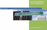American Education in 2030 - Hoover Institution1 Foreword In these essays, members of the Hoover Institution's Task Force on K-12 education, joined by several keen-eyed observers,