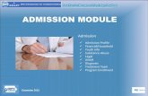 ADMISSION MODULE - Iowa Department of Public Health · 2018-07-10 · ADMISSION MODULE Admission Admission Profile Financial/Household Youth Info ... system based on when these services