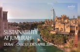 Sustainability at Jumeirah · in Dubai can reach an average 46ᵒC - reducing the amount of energy used to cool down air entering the hotel. The installation of the Resort’s desalination