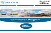 Conference Program - Helsinki, Finlandcscn2017.ieee-cscn.org/files/2016/01/CSCN-17-Program... · 2017-09-06 · WELCOME MESSAGE On behalf of the Organizing Committee, it is with great