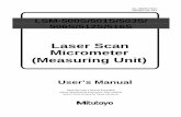 Laser Scan Micrometer (Measuring Unit) · INSTALLATION CONDITIONS The Mitutoyo Laser Scan Micrometer LSM-500H series is an instrument for indoor use. Also, this series is a precision