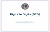 Digits to Digits (D2D) - secure.in.gov1).pdfDigits to Digits (D2D) 4 Overview D2D is a system created to enable our VSO partners to electronically submit fully developed claims from