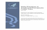 State Practices in Treatment/Therapeutic Foster Care · State Practices in Treatment/Therapeutic Foster Care 1-2 therapeutic services and Title IV-E funds for daily care of eligible