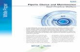 Best Practice Matters - Mettler Toledo...Best Practice Matters In many laboratories, the correct use and maintenance of pipettes is essential to ensure precise, accurate results. Researchers