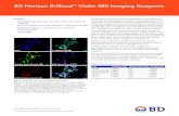 BD Horizon Brilliant™ Violet 480 Imaging Reagents · 2014-09-22 · BD Biosciences has exclusively developed BD Horizon Brilliant™ Violet 480 (BV480) reagents to enable imaging