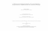 A Phenomenological study of Contemplative Experiences ... · A phenomenological study of contemplative experiences: Implications for Interior Design - iv - way, the study makes a