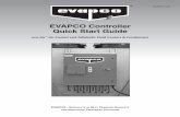 EVAPCO Controller Quick Start Guide Controller Quick Start...Bump test fan motors by turning Bypass/Off/Auto switch to Bypass for 5-10 seconds. Verify fan rotation matches direction
