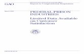 GGD-98-50 Federal Prison Industries: Limited Data ... · March 1998 FEDERAL PRISON INDUSTRIES Limited Data Available on Customer Satisfaction GAO/GGD-98-50. GAO United States ...