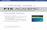 Scope PTEA Teacher Notes - PTE - Pearson Test of …...PTE Academic (for skills tested by item types see the Skills tested by PTE Academic and practiced in lesson Oficial Guide) Activities