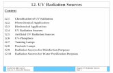 12. UV Radiation Sources - fh-muenster.de...Chapter UV Radiation Sources Slide 9 Incoherent light sources Prof. Dr. T. Jüstel, FH Münster 12.3 Biochemical Applications Disinfection