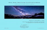 Holy, Holy, Holy Is The Lord God Of Hosts · Holy, Holy, Holy Is the Lord God of Hosts ~ anthem for two SATB choirs a cappella ~ Music by Christopher J. Hoh Text from the Books of