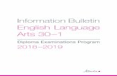 English Language Arts 30–1 - Alberta Education · Alberta Education, Provincial Assessment Sector 2 English Language Arts 30–1 Introduction The English Language Arts 30–1 Diploma