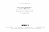 Proceedings of the General Track: 2003 USENIX Annual Technical … · 2019-02-25 · 100 2003 USENIX Annual Technical Conference USENIX Association However, one often wants to associate