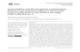 Gemcitabine and Doxorubicin Combination Enhance the Cytotoxic … · 2017-10-26 · ther phosphorylate dFdCDP to its another active triphosphate (dFdCTP) forms [6]. Deoxyribonucleoside
