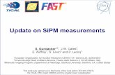 1.00E+06 Update on SiPM measurements...Crámer Rao calculations including photon transfer time spread (PTS) and light transfer efficiency ... new Circuit: 75ps FWHM Laser pulse width: