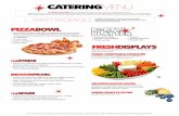 CATERINGMENU - AMF Bowling Centers · 2019-10-02 · AMF Event Planners will put you ahead of the game with customized party packages that are ideal for you and your guests. We offer
