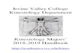 Irvine Valley College Kinesiology Departmentacademics.ivc.edu/kines/Documents/2018-19-Kinesiology-Major-Handbook.pdfThe IVC Kinesiology Department offers multiple degree and certificate