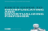 ESET’S GUIDE TO DEOBFUSCATING AND DEVIRTUALIZING …6 ESET’s guie to eouscating an eirtualiing FinFisher graph where the node with the jump instruction is located. For this, we