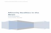 Minority Realities in the News · Teresa Hanley Minority Realities in the News-Final Evaluation July 2016 v The project achieved increased media coverage of development and minority