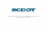 SCDOT GEOPAK Drainage Manual for Roadway Designthe drainage design. It contains the nodes, links, as well as other design information necessary for Hydrology to analyze the systems