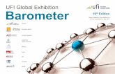 UFI Global Exhibition Barometer · the outlook of the global exhibition industry as well as on 14 specific countries and zones. UFI began assessing the impact of the global economic