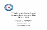 WMS Campus Improvement Plan 2010 - 2011 · Campus Number: 101-913-048 Page 2 of 26 Woodcreek Middle School Goals and Objectives (2010 – 2011) GOALS & OBJECTIVES Goal 1: Demonstrate