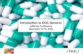 Jefferies Conference November 14-15, 2018 Generici SRL.pdf · Regulatory Area Overview No discounts to pharmacies on reimbursed products In 2009 deregulated discounts to pharmacies