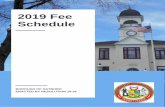 2019 Fee Schedule - myhatboro.org · b. Shell only without Footing/Foundation: 50% of the Construction Permit Fee c. Shell including Footing/Foundation: 60% of the Construction Permit