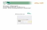 ELIWELL - Device Manager Configuration software …In the “on-line” (computer) manual, the words in italics are “hyperlinks” (i.e. mouse-clickable links), connecting up the
