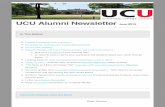 UCU Alumni Newsletter - Universiteit Utrecht · UCU Alumni Newsletter June 2015 In This Edition Farewell message from the Dean Professor Dr. Rob van der Vaart's farewell party UCU’s