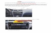 Installing Guide for Skoda Superb - Autodvdgps · Installing Guide for Skoda Superb The Skoda Superb DVD Navigation Unit is really Powerful, while the installation for Skoda Superb