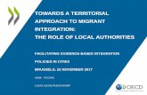 TOWARDS A TERRITORIAL APPROACH TO MIGRANT … · 33.20 FB MB Paris 14.9 (ND) FN Rome 12.74 (2015) 27.40 FB FN Wien 38.30 (2016) 50.00 FB MB = Migration Background (foreign-born and