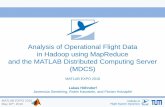Analysis of Operational Flight Data in Hadoop using MapReduce … · 1 Institute of Flight System Dynamics MATLAB EXPO 2016 May 10th, 2016 Analysis of Operational Flight Data in Hadoop