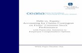 Debt vs. Equity: Accounting for Claims Contingent on Firms ... · This paper lays out a comprehensive solution to the problem of accounting for claims based the performance of a firm's