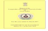 Report of the Comptroller and Auditor General of …agraj.cag.gov.in/themes/GSSA reports/LBA Report/AR (LBA...the Rajasthan Panchayati Raj Act, 1994, as amended on 27 March 2011 and
