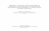 Nutrition of Arctic Charr (Salvelinus alpinus) and …Nutrition of Arctic charr (Salvelinus alpinus) and Eurasian perch (Perca fluviatilis) and Evaluation of Alternative Protein Sources