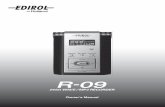 Information · Owner’s Manual 04233356 ’06-04-1N * 04233356 - 01 * As of April 1, 2006 (EDIROL-1) Information When you need repair service, call your nearest EDIROL/Roland Service