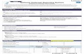 General National Outbreak Reporting System · 2016-08-18 · CDC Report ID State Report ID National Outbreak Reporting System Waterborne Disease Transmission This form is used to