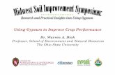 Calcium Sulfate Soil Amendment - Research and Practical … · The word gypsum is derived from a Greek word meaning "chalk" or "plaster". Because the gypsum from the quarries of the