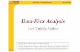 Data-Flow Analysis - Information Sciences Institutepedro/Teaching/CSCI565-Spring16/Lectures/DataFlowAnalysis.part3.pdfCSCI 565 - Compiler Design Spring 2016 Pedro Diniz pedro@isi.edu
