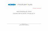 NOTARIUS PKInotarius.com/wp-content/uploads/2018/01/Notarius-PKI-Certificate-Policy.pdfPublic release NOTARIUS PKI ----- CERTIFICATE POLICY Version: 2.1 OID 2.16.124.113550.2 Approval