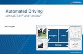 Automated Driving Development with MATLAB and Simulink · How can I test my sensor fusion algorithm with live data? 35 Radar Camera IMU N CAN Tx CAN FD ... drive robot with ROS based