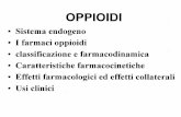 Selected Endogenous Opioid Peptides Didattico... · Tab. 6.5. Comparazione degli analgesici oppiacei più cornuni e dei loro antagonisti. IniziO aziOne (minuti) 20 60420 30-60 40-60