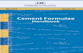 Cement Formulae Formula Book.pdf · IV Kiln Performance & Efficiency 17 V Heat Transfer 19 VI Economic Insulation Thickness 21 VII Physical Chemistry 25 VIII Useful Formulae in Kiln
