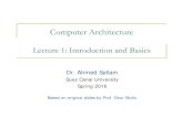 Lecture 1: Introduction and Basics - Ahmed Sallamsallamah.weebly.com/uploads/6/9/3/5/6935631/comparch-2016-s-01.pdf · Lecture 1: Introduction and Basics Dr. Ahmed Sallam ... Programmer’s