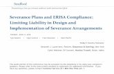 Severance Plans and ERISA Compliance: Limiting Liability ...media.straffordpub.com/products/severance-plans-and-erisa-compliance-limiting...Jun 12, 2018  · •Compliance with these