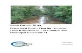 South Pacolet River Watershed Based Plan for Nutrient Load ... · South Pacolet River Watershed Based Plan for Nutrient Load Reduction in Lake Bowen and Municipal Reservoir #1 Final